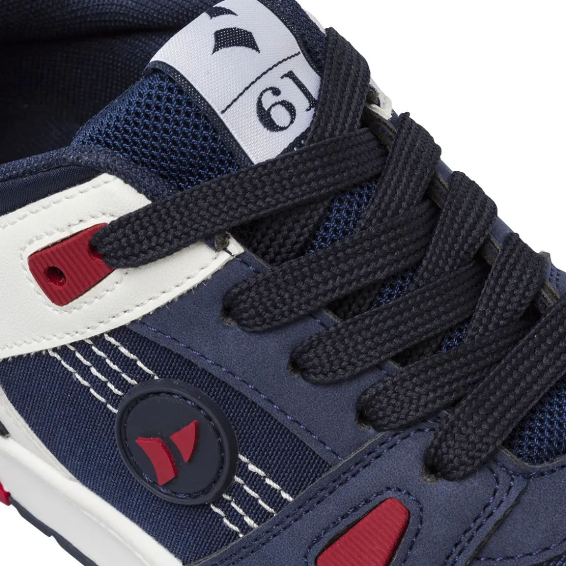 Sneakers da Ragazzo Navigare blu con dettagli rossi e bianchi