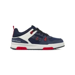 Sneakers da Ragazzo Navigare blu con dettagli rossi e bianchi