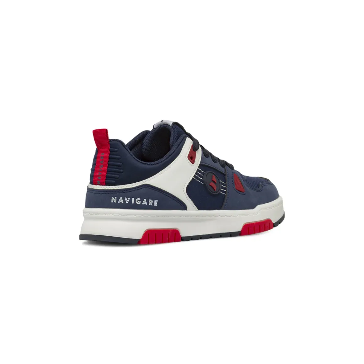 Sneakers da Ragazzo Navigare blu con dettagli rossi e bianchi