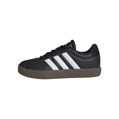 Sneakers da ragazzo nere adidas VL Court 3.0 in pelle