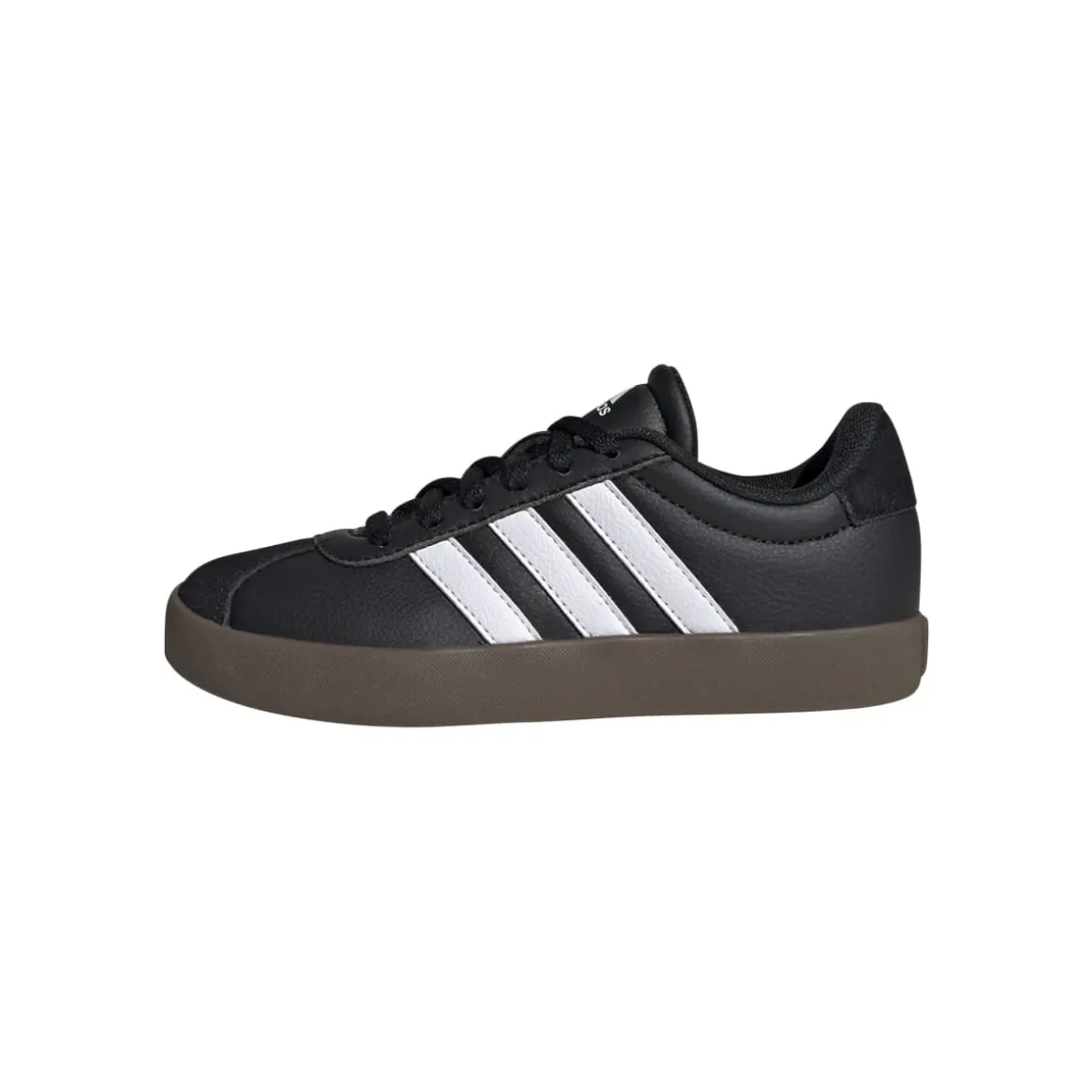 Sneakers da ragazzo nere adidas VL Court 3.0 in pelle