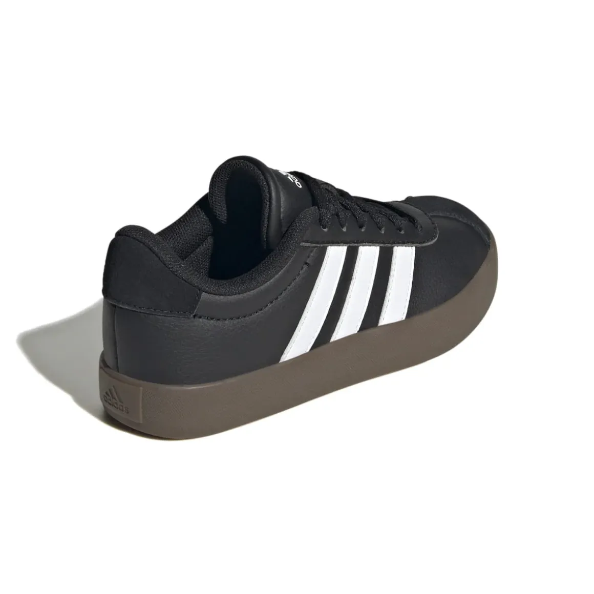 Sneakers da ragazzo nere adidas VL Court 3.0 in pelle