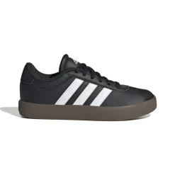 Sneakers da ragazzo nere adidas VL Court 3.0 in pelle