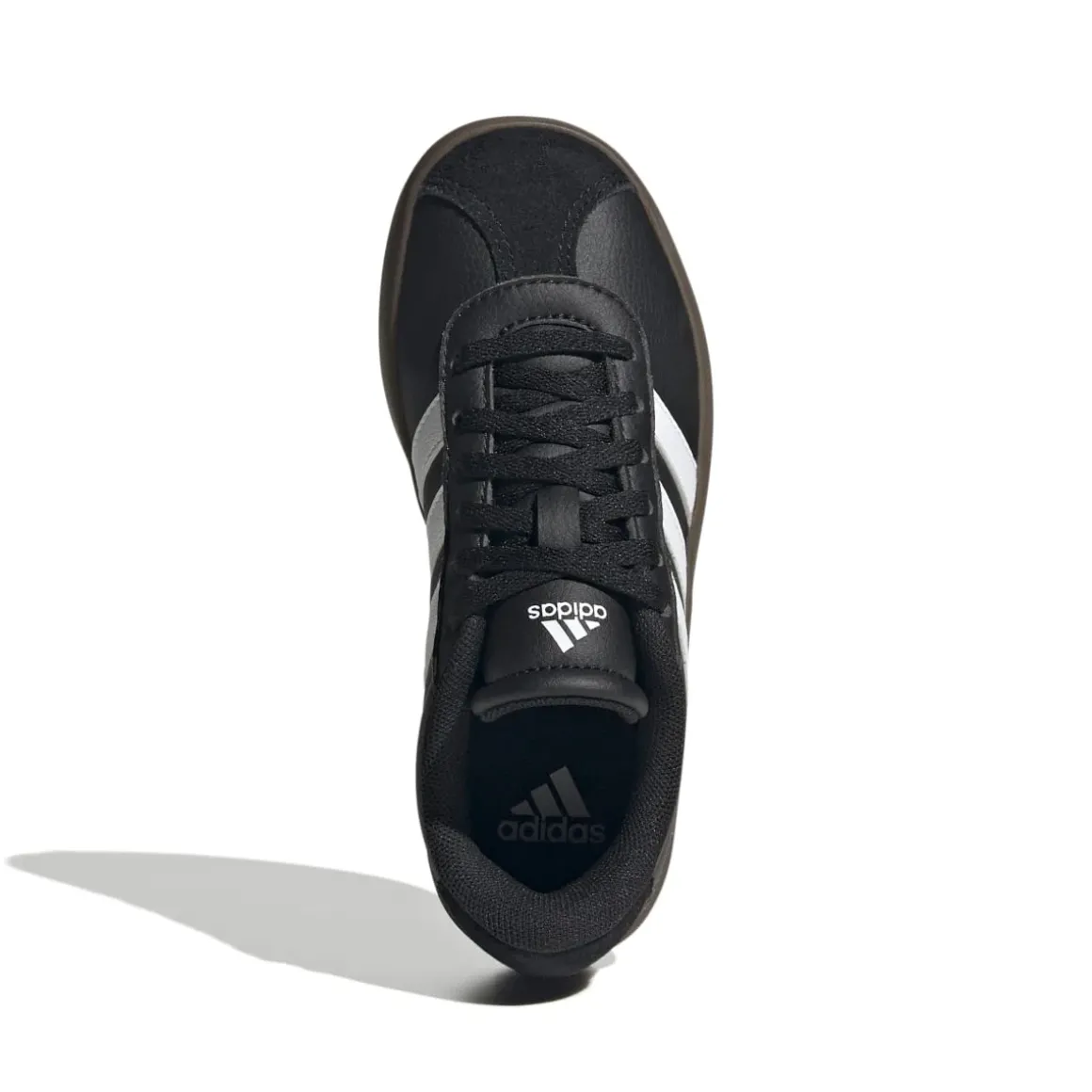 Sneakers da ragazzo nere adidas VL Court 3.0 in pelle