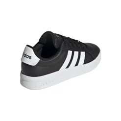 Sneakers da Ragazzo nere con dettagli bianchi adidas Grand Court 3.0