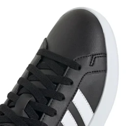 Sneakers da Ragazzo nere con dettagli bianchi adidas Grand Court 3.0