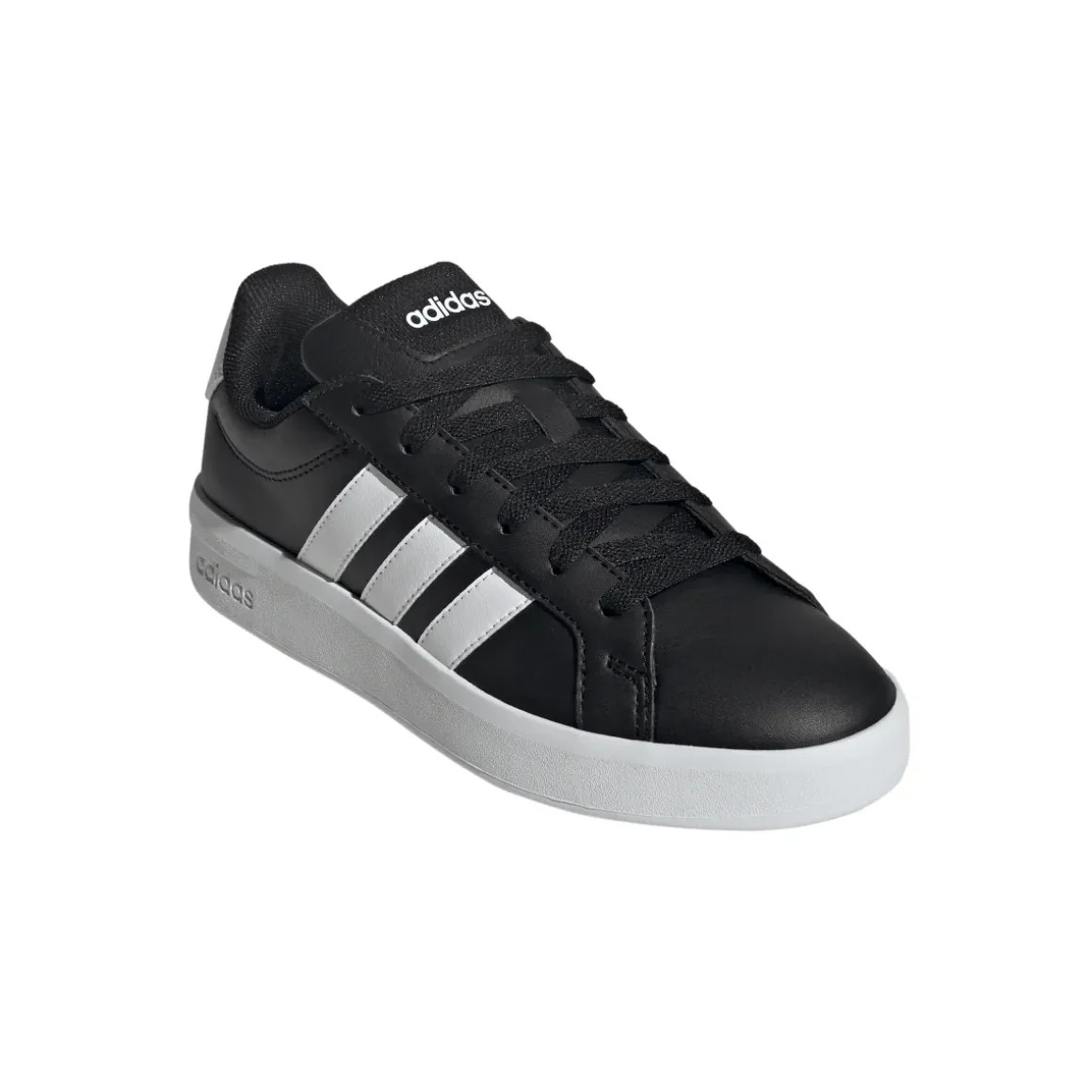 Sneakers da Ragazzo nere con dettagli bianchi adidas Grand Court 3.0