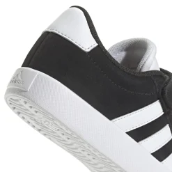Sneakers da ragazzo nere e bianche con logo adidas VL Court 3.0