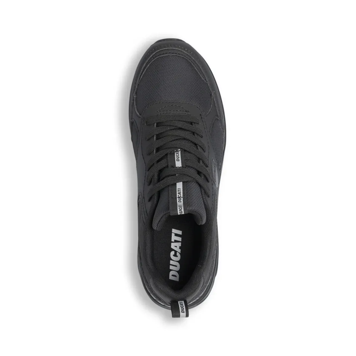 Sneakers da ragazzo nere modello sportivo con lacci Ducati