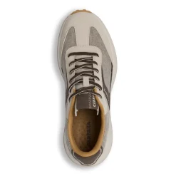 Sneakers da Uomo beige con dettagli marroni e logo Carrera Jeans