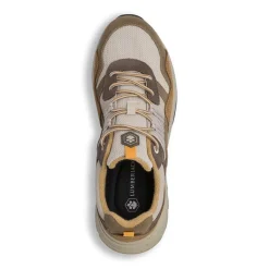 Sneakers da Uomo beige e marrone con effetto suede Lumberjack