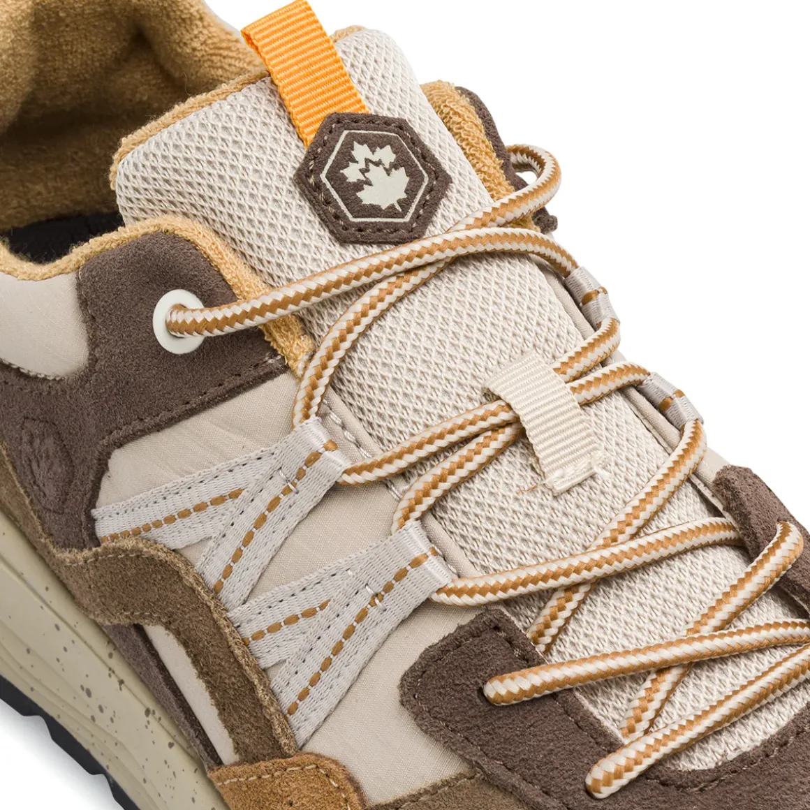 Sneakers da Uomo beige e marrone con effetto suede Lumberjack