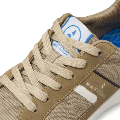 Sneakers da Uomo beige in tessuto ed effetto scamosciato Navigare