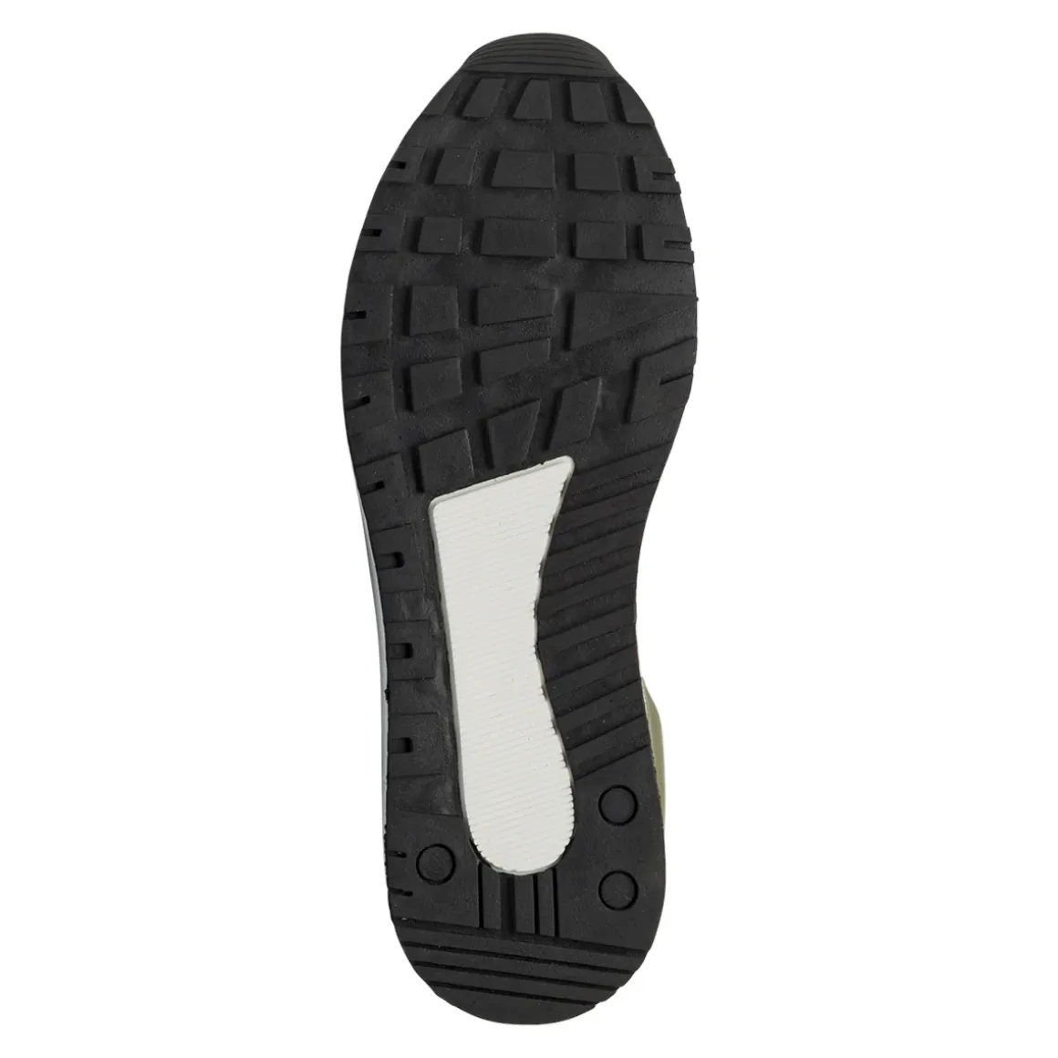 Sneakers da Uomo bianche con dettagli verdi e beige Navigare