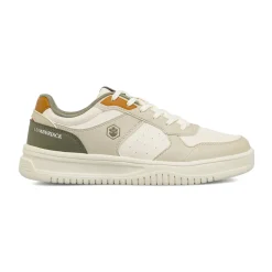 Sneakers da Uomo bianche con dettagli verde e ocra Lumberjack