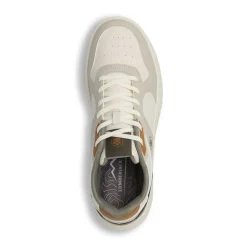 Sneakers da Uomo bianche con dettagli verde e ocra Lumberjack