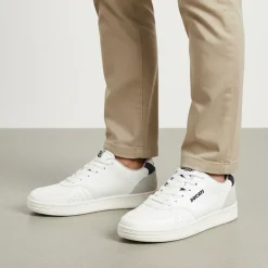 Sneakers da Uomo bianche con dettagli effetto scamosciato Ducati