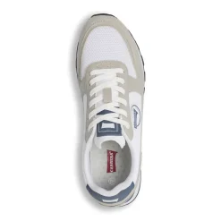 Sneakers da uomo bianche con dettagli blu Carrera