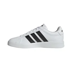 Sneakers da Uomo bianche con dettagli neri adidas Grand Court 3.0