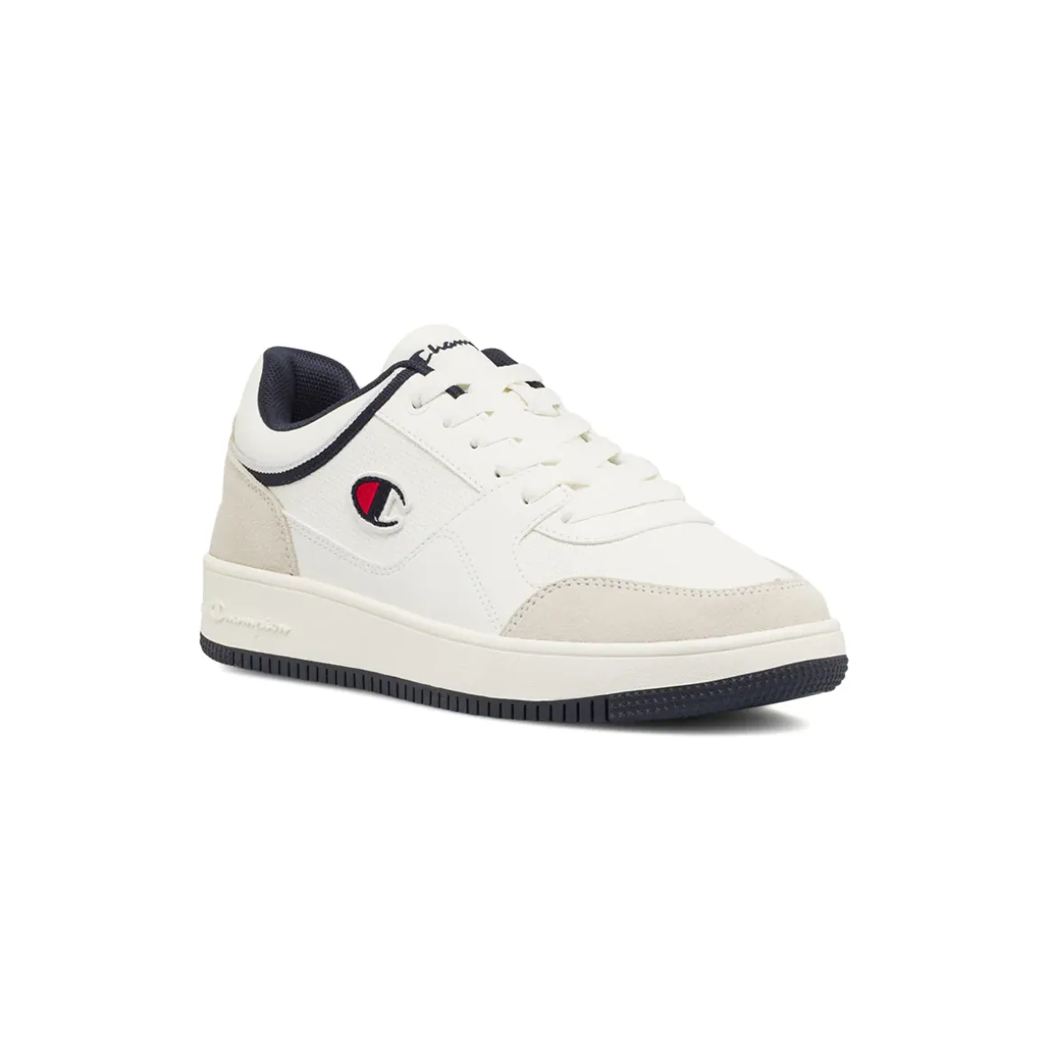 Sneakers da Uomo bianche con dettagli effetto scamosciato Champion