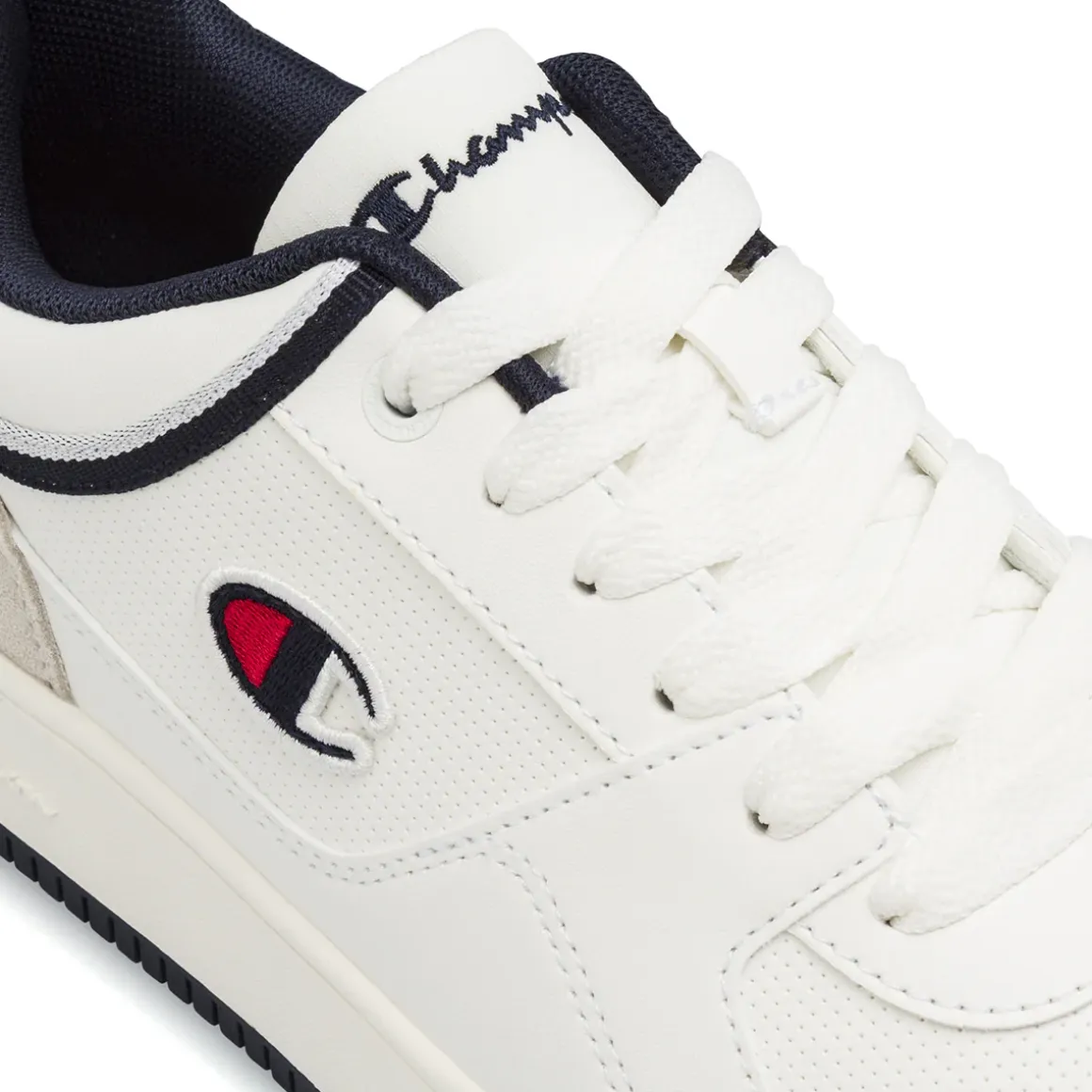 Sneakers da Uomo bianche con dettagli effetto scamosciato Champion