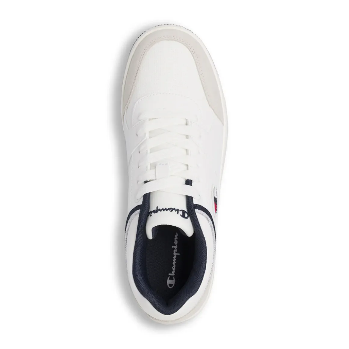 Sneakers da Uomo bianche con dettagli effetto scamosciato Champion