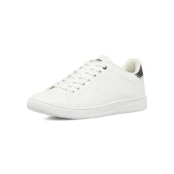 Sneakers da uomo bianche con logo in rilievo Ducati