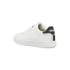 Sneakers da uomo bianche con logo in rilievo Ducati