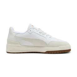 Sneakers da Uomo bianche con logo dorato Puma Shuffle Downtown