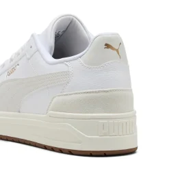 Sneakers da Uomo bianche con logo dorato Puma Shuffle Downtown