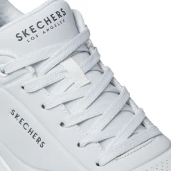 Sneakers da uomo bianche con suola ad aria Skechers Uno
