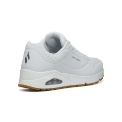 Sneakers da uomo bianche con suola ad aria Skechers Uno