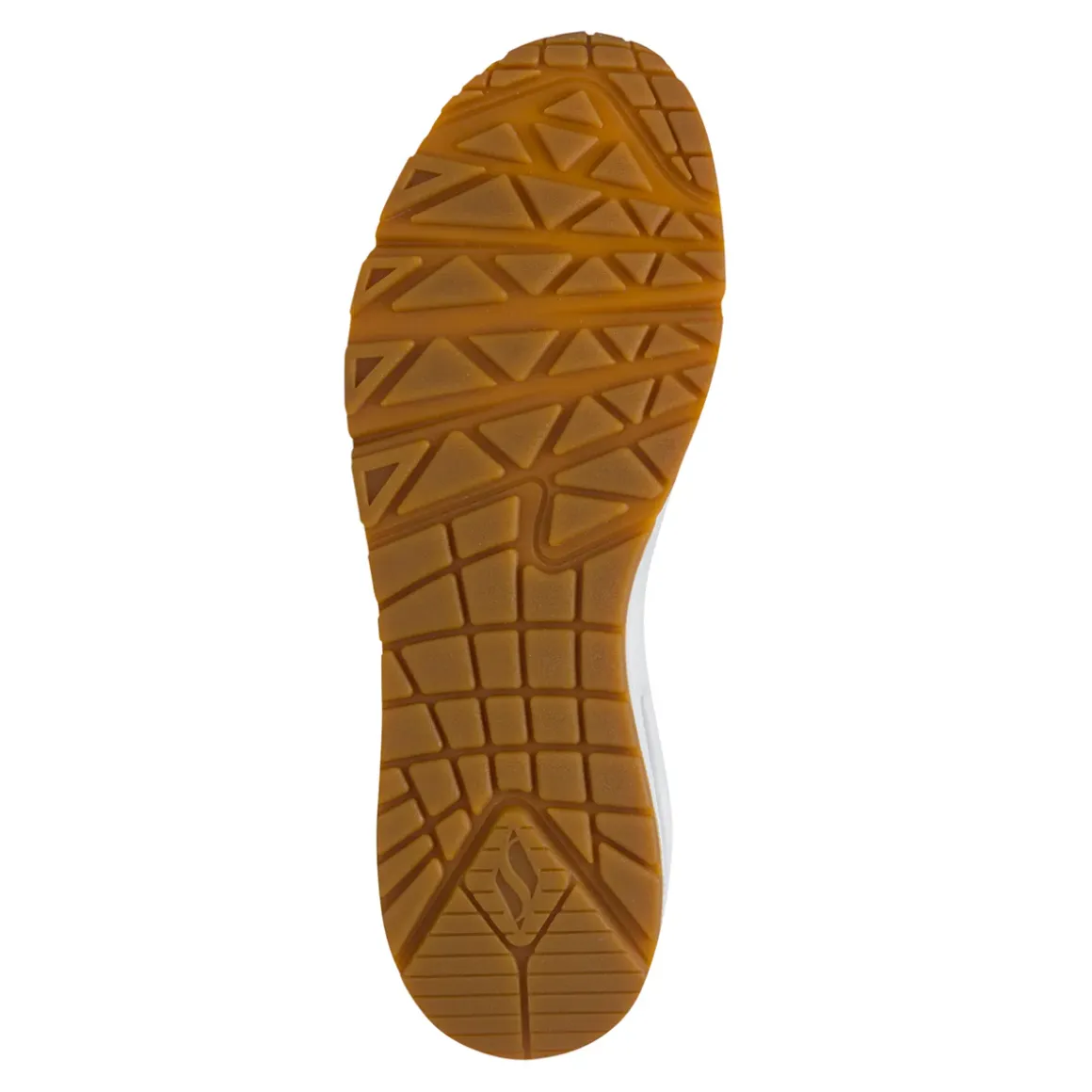 Sneakers da uomo bianche con suola ad aria Skechers Uno