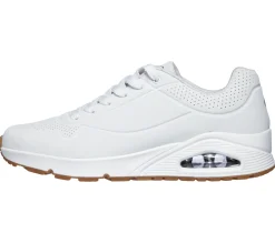 Sneakers da uomo bianche con suola ad aria Skechers Uno