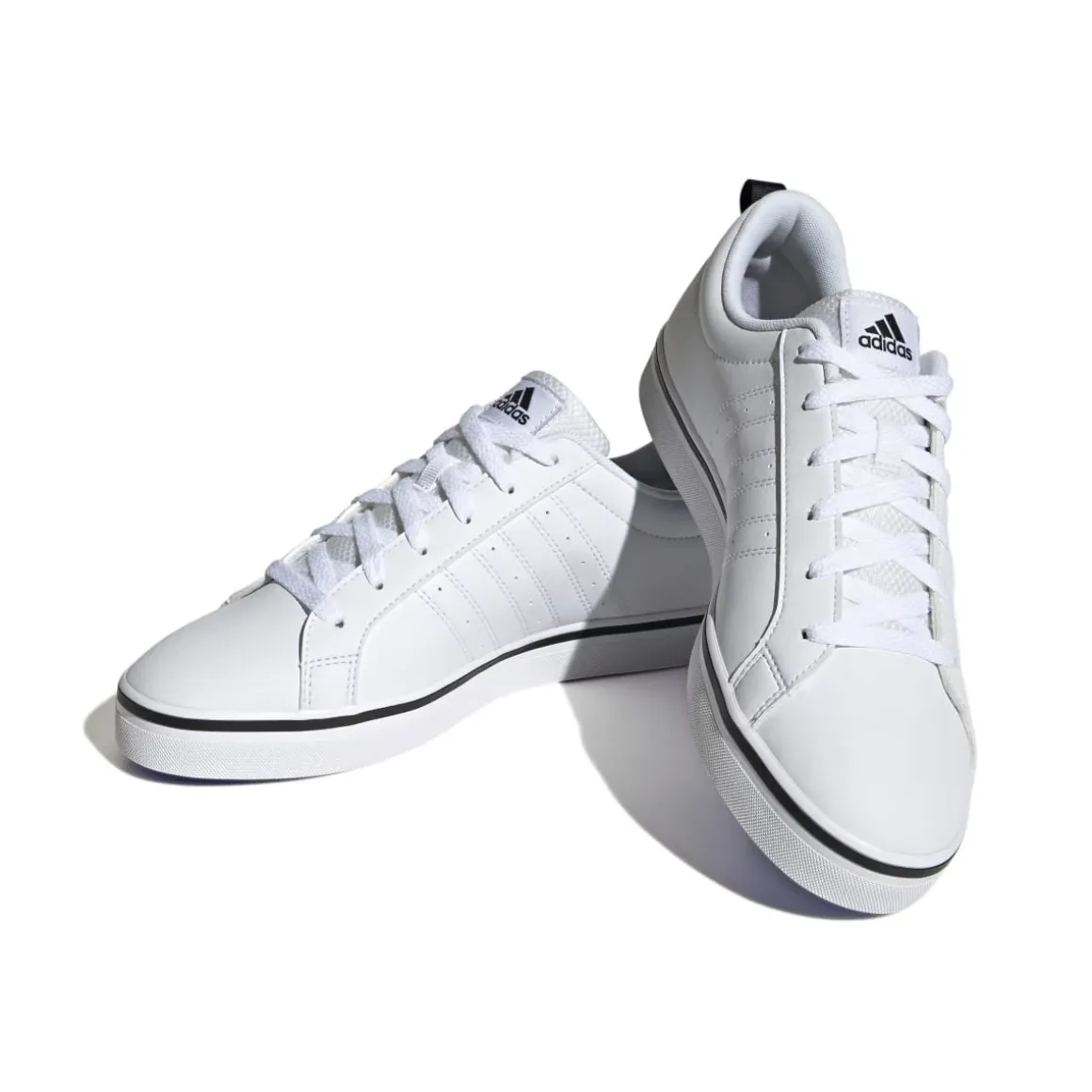 Sneakers da uomo bianche con strisce a contrasto adidas Vs Pace 2.0