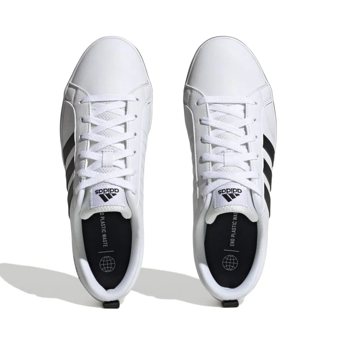 Sneakers da uomo bianche con strisce a contrasto adidas Vs Pace 2.0