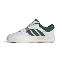 Sneakers da uomo bianche e blu con logo adidas Court 24