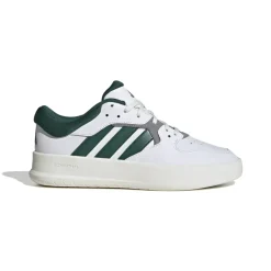 Sneakers da uomo bianche e blu con logo adidas Court 24