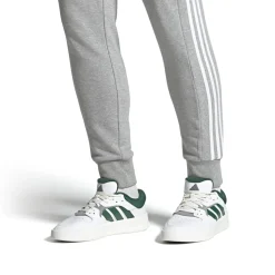 Sneakers da uomo bianche e blu con logo adidas Court 24