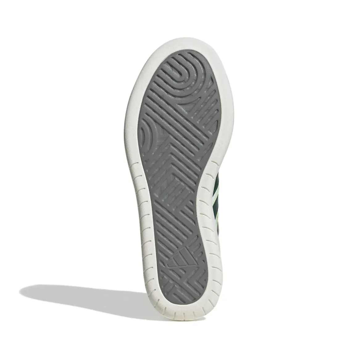 Sneakers da uomo bianche e blu con logo adidas Court 24