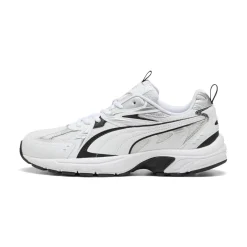 Sneakers da Uomo bianche in mesh con inserti argento Puma Milenio tech