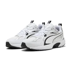 Sneakers da Uomo bianche in mesh con inserti argento Puma Milenio tech