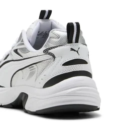 Sneakers da Uomo bianche in mesh con inserti argento Puma Milenio tech