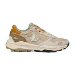 Sneakers da uomo bianche in suede con dettagli in contrasto Americanino