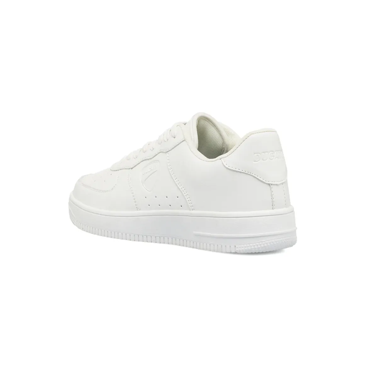Sneakers da uomo bianche low-top stile classico Ducati