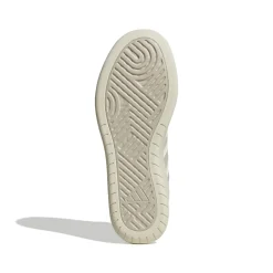 Sneakers da uomo bianche off -white e beige con logo adidas Court 24