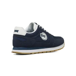 Sneakers da uomo blu con dettagli bianchi Carrera