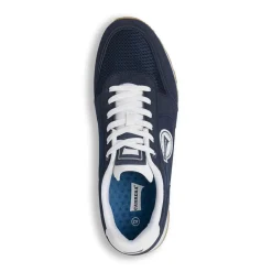 Sneakers da uomo blu con dettagli bianchi Carrera