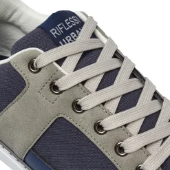 Sneakers da Uomo blu con effetto scamosciato Riflessi Urbani