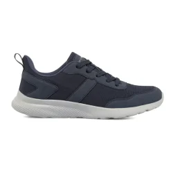 Sneakers da Uomo blu con inserti effetto scamosciato Riflessi Urbani